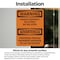Signmission Private Property No Sitting On The Steps OSHA Warning Sign, Vinyl Decal, 10in W x 14in L, 2PK OS-2PACK-WS-D-1014-L-12778 - alternate 6